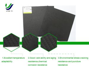 Wholesale Column Point Rough HDPE Textured Geomembrane With 6m-8m Width from china suppliers