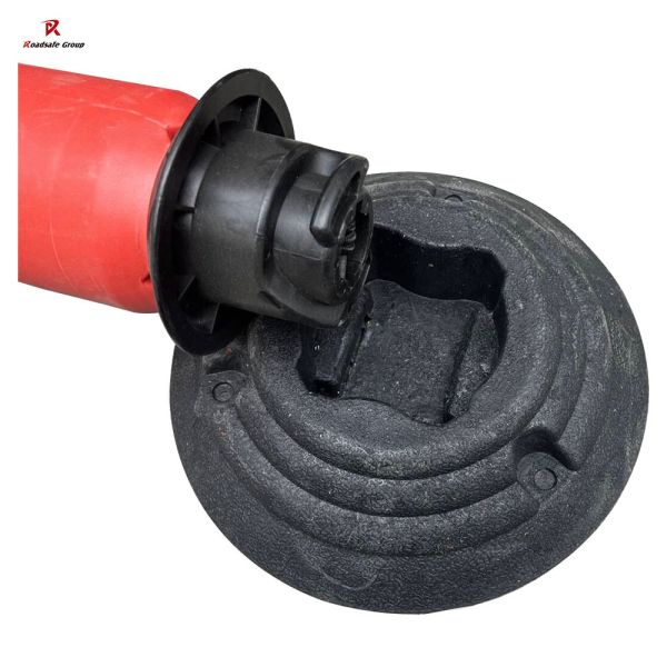 Roadsafe Divider High Flexible PU Warning Post Delineator Flexible Warning Posts With Rubber Base