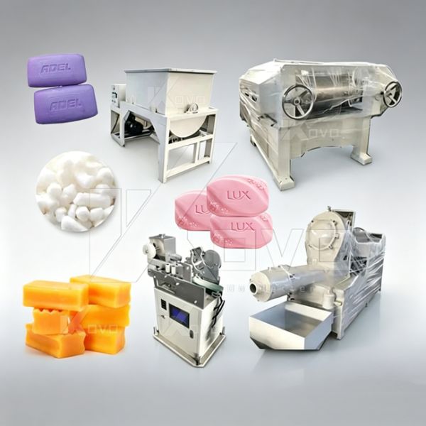 Laundry Soap Fully Automatic Soap Machine White Capacity 500kgh Industrial Equipment for Large Scale Soap Manufacturing
