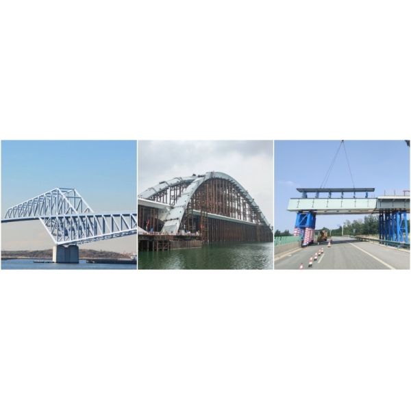 Modular Truss Prefab Steel Bridges Galvanized Q550 Q420 Q690