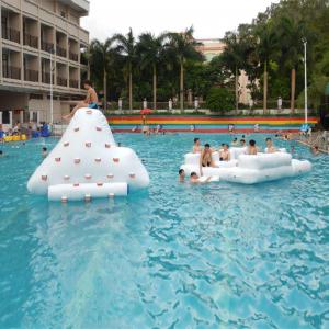 China 0.9mm PVC Tarpaulin Inflatable Water Park Games For Pool / Adults Water Games on sale