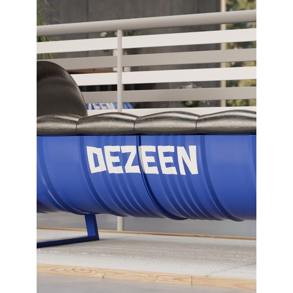 Durable Iron Frame Metal Bench with Premium PU Leather and Compact Design for Coffee Shops and Restaurants