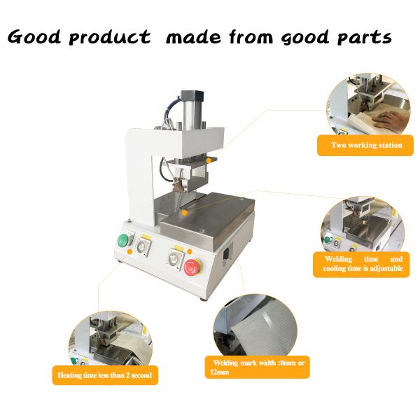 Customizable Vertical Roller Blind Fabric Pocket Welding Machine New Condition Featuring Core Motor Component Working Station