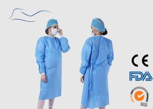 Wholesale Blue Disposable Surgical Gown Eco Friendly Material CE / ISO Certification from china suppliers