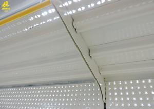 Metal Materials Supermarket Racks Thicken Brackets Cream White Convex Back Panel