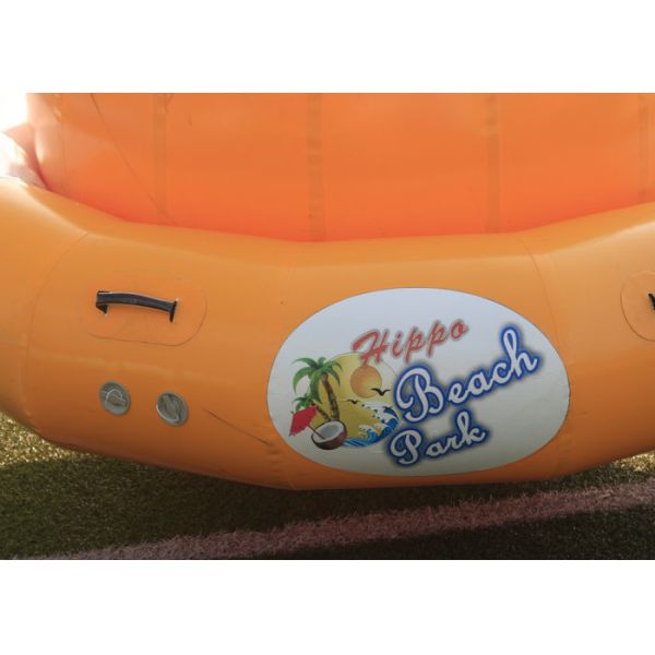 Custom Fun Inflatable Water Toys Floating Spinner Pool Rocker 0.9mm Plato PVC