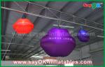 Nylon Lip Red Mouth Shape Inflatable LED Light For Roof Decoration 1.5m