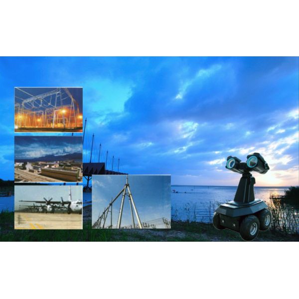 Intelligent Patrol Robot Built in EO/IR Thermal Imaging And HD Camera Sensor System
