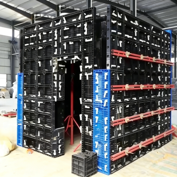 Lightweight Modular Plastic Formwork Heavy Duty Reusable Plastic Formwork For Concrete Wall