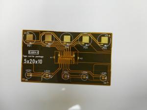 China Customize single side flexible printed circuit board with contact pads on sale