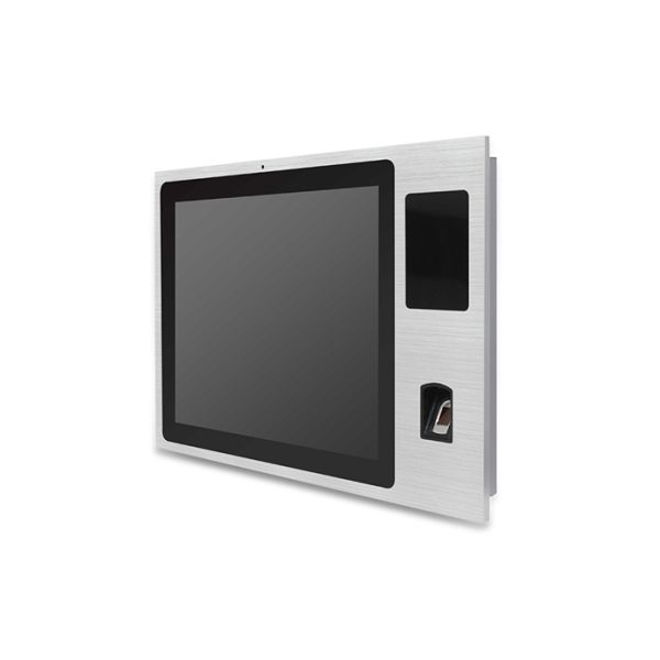 Front IP65 Industrial Touch Panel PC With Fingerprint , RFID Reader And Camera