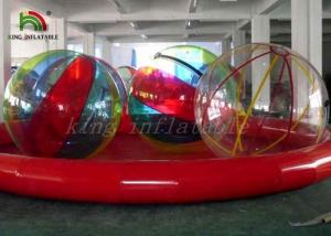 Wholesale Multi-Color Inflatable Walk On Water Ball , Kids Funny Summer Water Pool Games from china suppliers