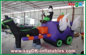 Wholesale Oxford Cloth  Inflatable Halloween Decorations , Party Inflatable Carriage from china suppliers