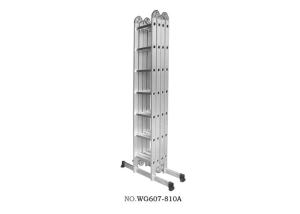 Wholesale Silver 4X7 26.57ft Multipurpose Aluminium Foldable Ladder from china suppliers