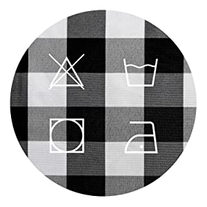 Tablecloth Rectangle Stain Resistant Spillproof Washable Polyester Gingham Table Cloth Outdoor Picnic, Kitchen holiday
