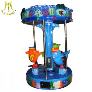 China Hansel  mall play area equipment mechanical horse ride for sale carousel horse on sale