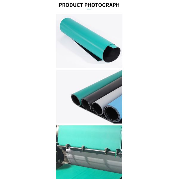 Green ESD Table Mat 1m x 10m Anti-static Rubber Workbench Mat