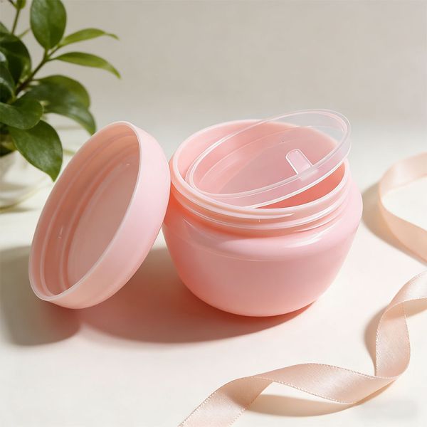 Oval PP Face Cream Jar Cosmetics Skin Care Container Empty Face Cream Jar 20g