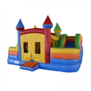 Wholesale Colorful PVC Kids Fun Bounce Housel Inflatable Bouncy Jumping Castle For Sale Home Use from china suppliers