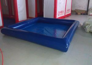 China Fire Resistant Square Outdoor Portable Water Pool High Heat Welded EN14960 on sale