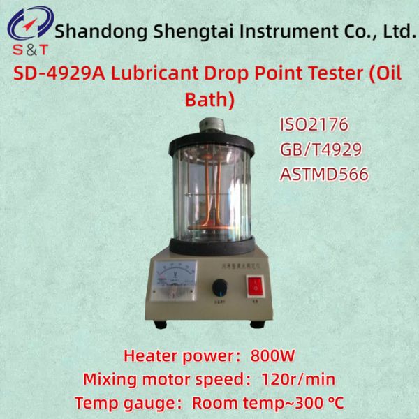 SD-4929A Lubricating Oil Testing Equipment ASTMD566 Double Hole Drip Hole 28mm Oil Bath