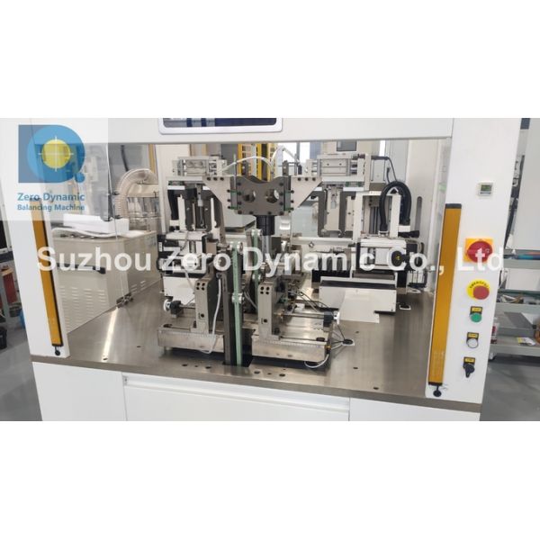 Two Station Electric Tricycle Motor Rotor Balancing Machine End Plane Drilling Correction Balancer