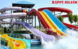 Wholesale Fiberglass Big Water Slide Water Amusement Park For Amusement Park from china suppliers