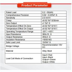 UNIVO UBWP305Y Sensor for Tension and Compression Weighing in Various Environmen