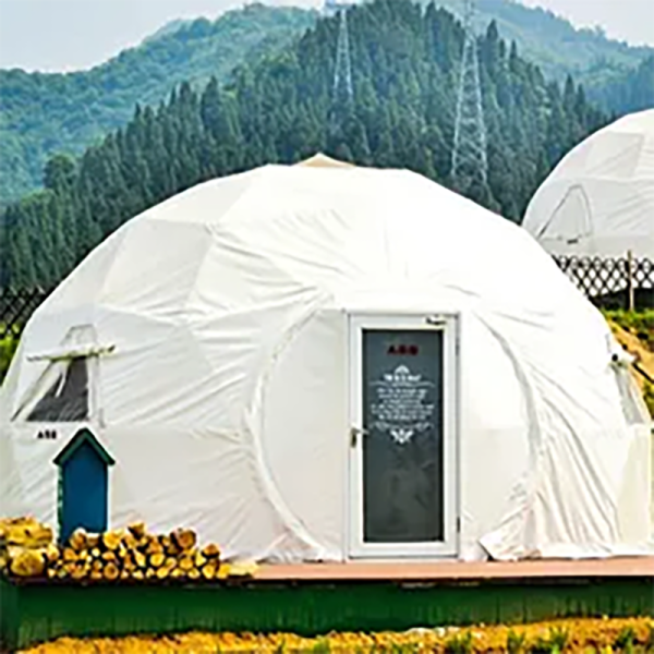 Hotel Decoration Inflatable Geodesic Dome Tent Luxury Waterproof
