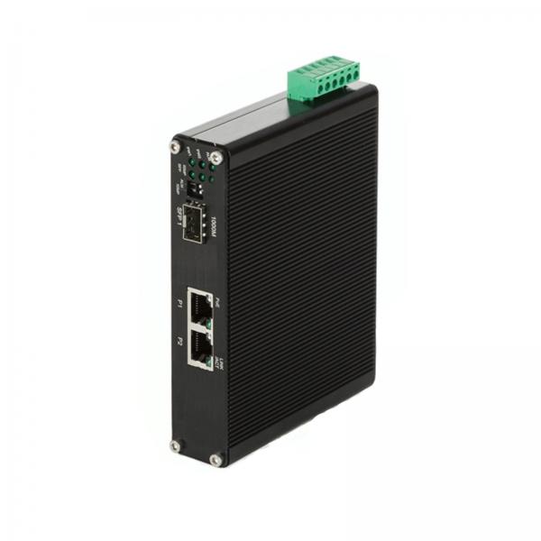 Quality Hardened 2 Port RJ45 + 1 - Port SFP Industrial Ethernet  PoE Switch , 1x 1000Base-FX SFP for sale