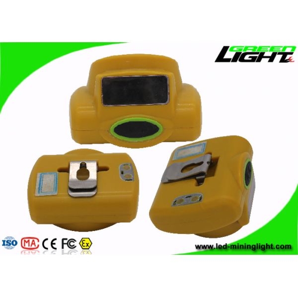 Rechargeable LED Mining Cap Lights , Anti - Explosion Cordless Miners Helmet Light
