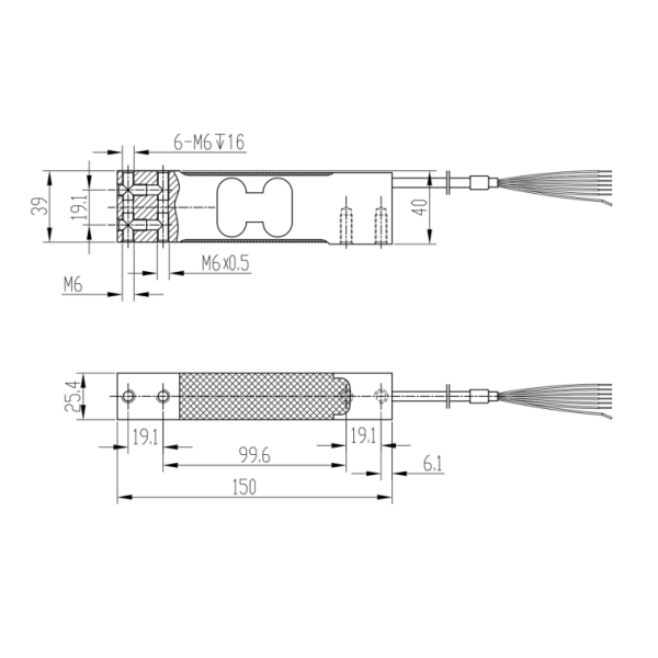 Heavy-Duty Single Point Load Cell For Parallel Use In Production Systems WL-116 High Capacity (5kg-200kg)
