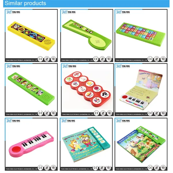 Customized Size ABS Material CE Certified Sound Book Talking Book Educational Toy