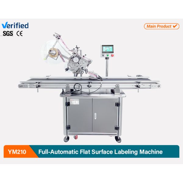 2024 Automatic Flat Label Applicator Machine For Top Bottom Labeling On Boxes And Bags