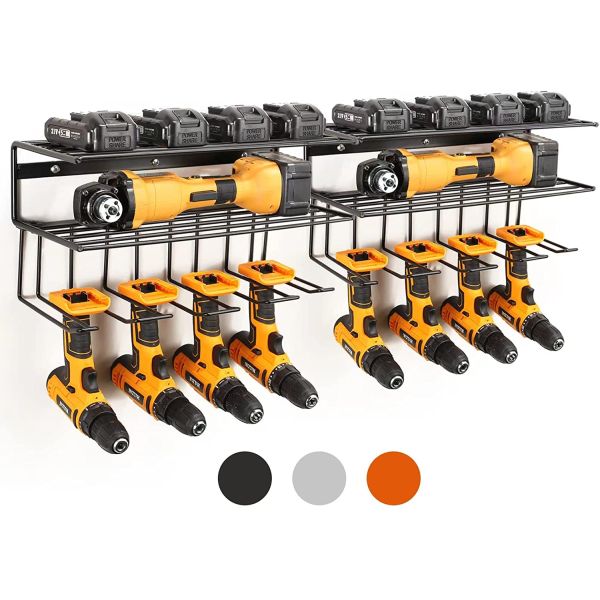 Rectangle Wall Mounted Tool Storage Rack for Garage Organization and Space Saving