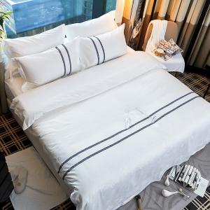 China Hotel supplier Jacquard hotel & hotel bed linens 100% cotton bedding sets on sale