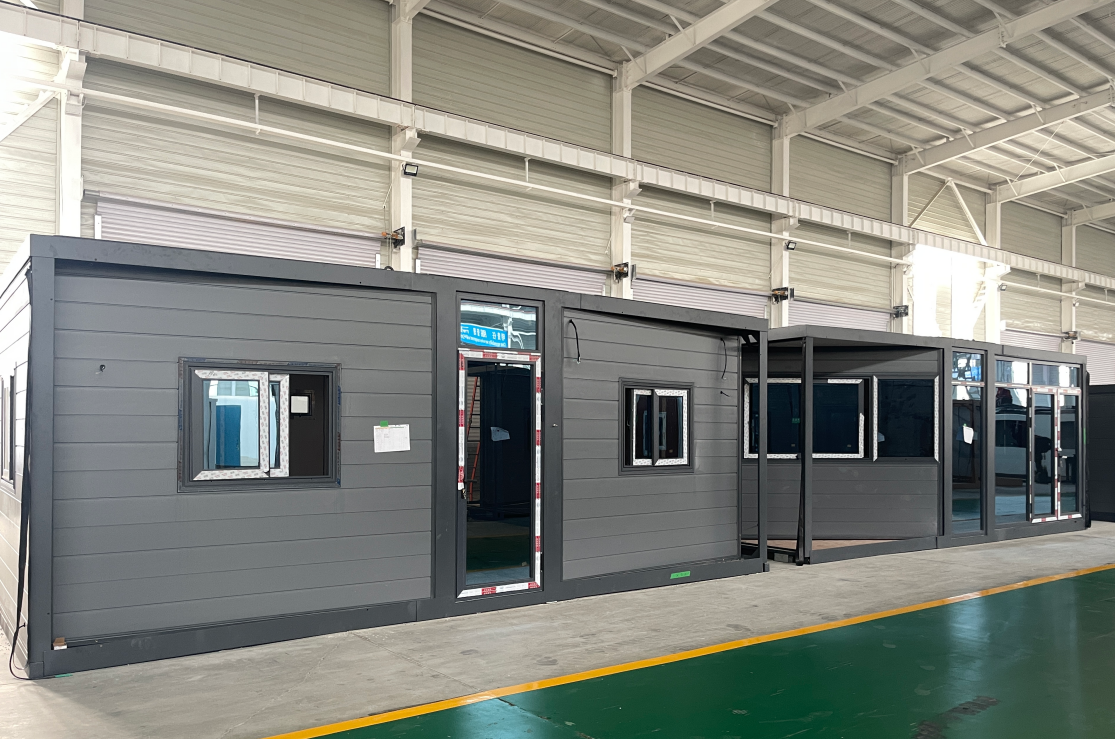 56 Square Meter Expandable Container House with Polyurethane Foam Insulation and Easy Fast Installation