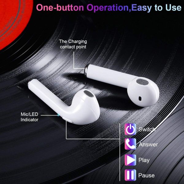Graceful Mini Bluetooth Earbuds Multi Function Small Wireless Headphones