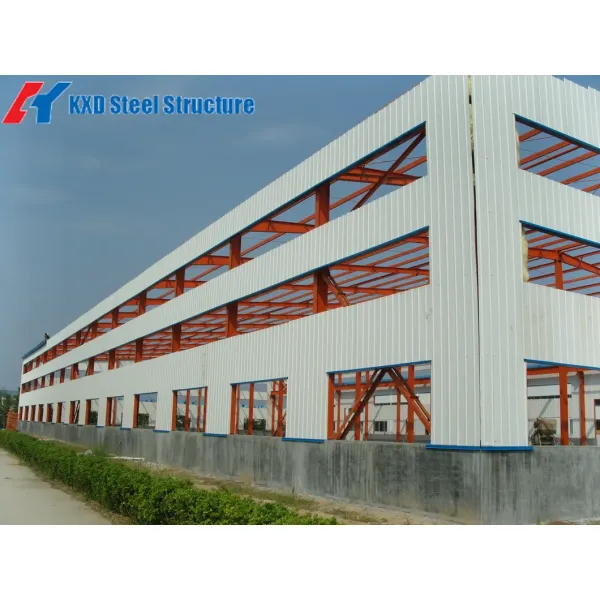 Prefabricated Galvanized Light Construction Steel Structure With Fast Construction