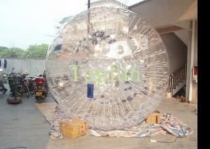 Wholesale Clear Round Inflatable Zorb Ball , PVC / TPU Inflatable Light Ball from china suppliers