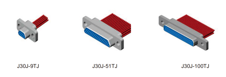 J30J-74TJL Micro-D Connector with 66 Contacts, 316L Stainless Steel Shell, and IP64 Protection for Aerospace and aerospace Applications