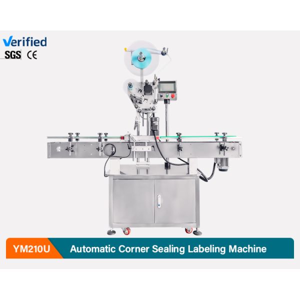 2024 Automatic Flat Label Applicator Machine For Top Bottom Labeling On Boxes And Bags