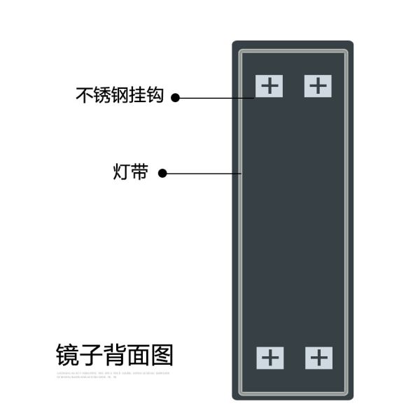 FULL LENGTH DRESSING MIRROR 4mm SILVER MIRROR for Fitting Room