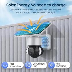 China Night Vision Solar Camera Outdoor Wifi Security Camera CCTV 4G Camera for sale