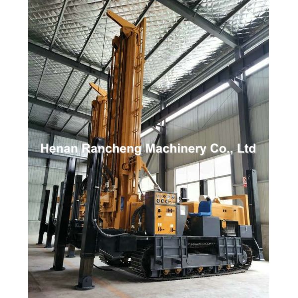 Drilling Depth 450 Meters High Hydraulic Leg Crawler Water Well Drilling Rig