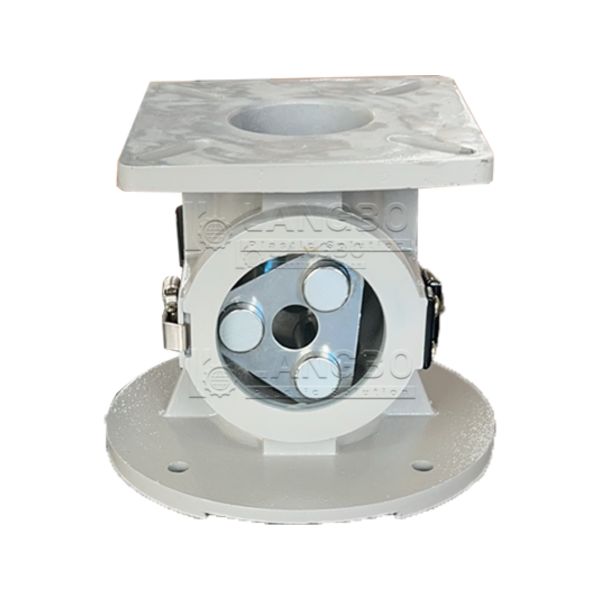 Plastic dryer built-in magnetic frame for impurity removal