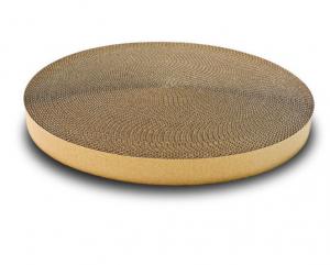 China Scratcher Round Cardboard Cat Bed For Indoor Cats on sale