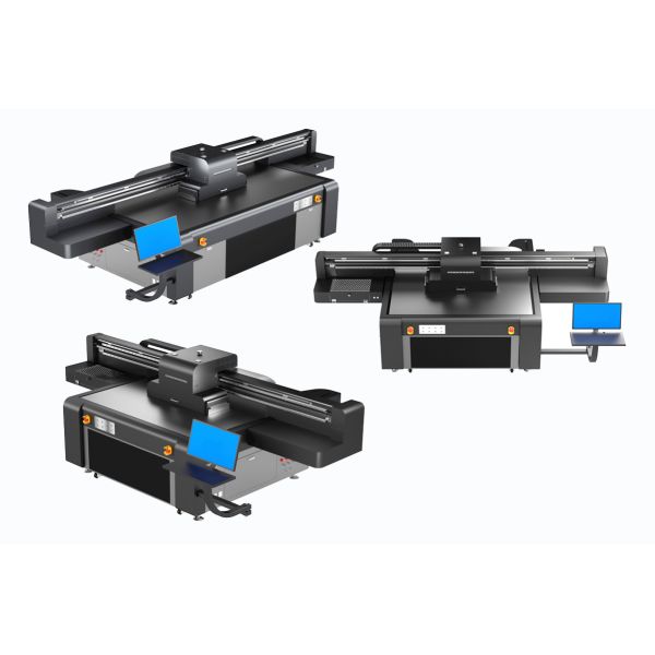 Print Medium height 0-10cm Single Pass UV Printer with LED Environmental UV Ink and Print Software