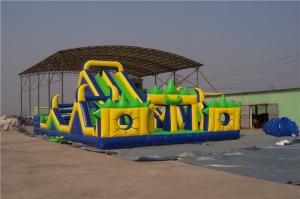 Wholesale Giant Blow Up Slip And Slide For Adults , 3 Lane Water Slide For Birthday Parties from china suppliers
