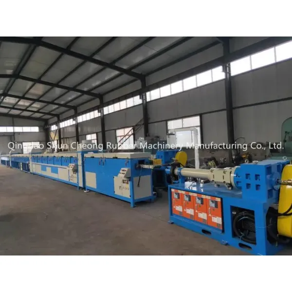 Automatic Grade Horizontal Structure Rubber Extruder with 115mm Screw Diameter for Rubber Band Manufacturing
